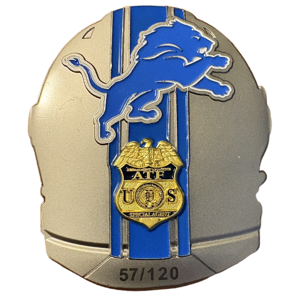 2024 ATF NFL Draft Helmet — back