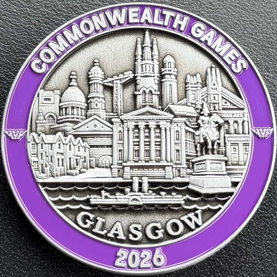 Police Scotland Operation Lannair Challenge Coin — back