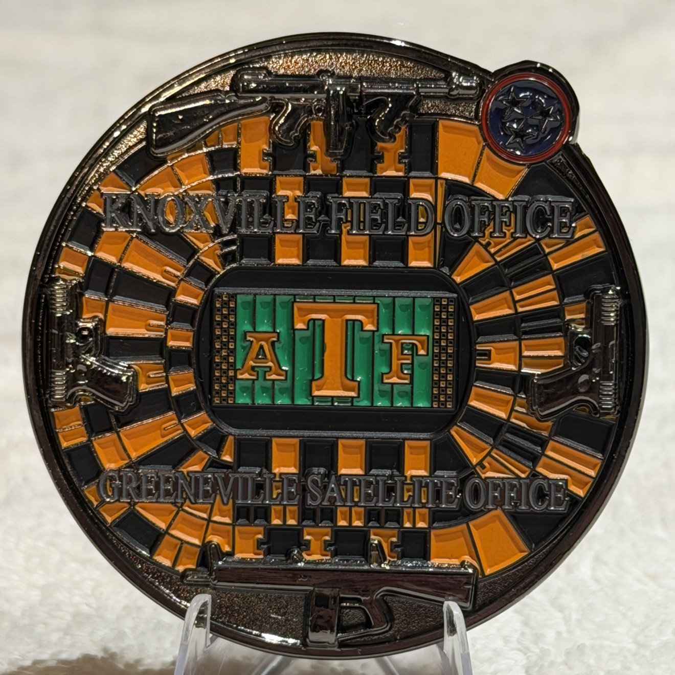 ATF Knoxville Rocky Top (black) — front