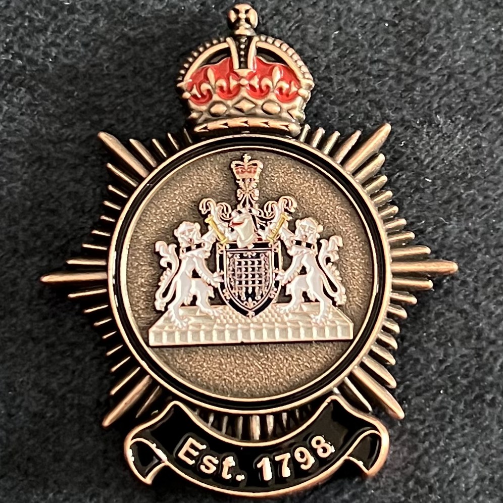Metropolitan Police Marine Policing Unit Challenge Coin — back