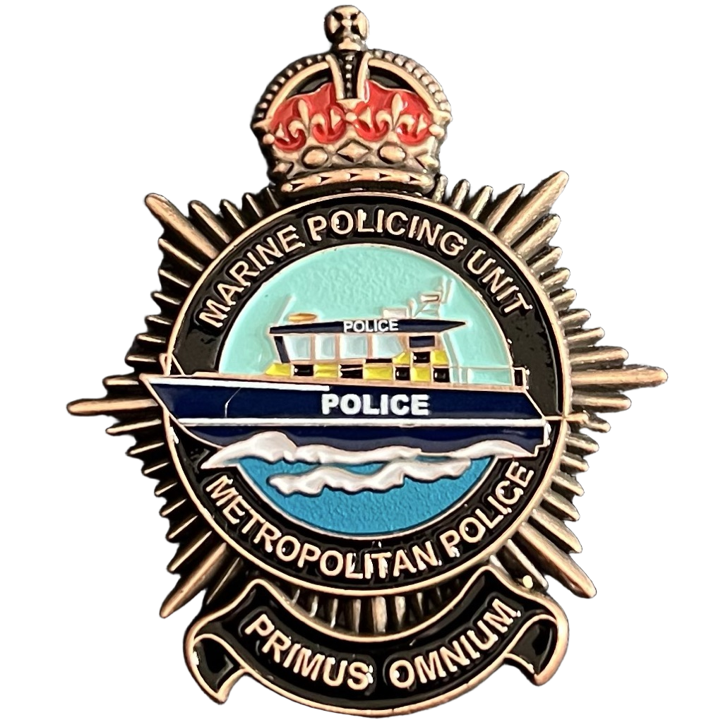 Metropolitan Police Marine Policing Unit Challenge Coin — front
