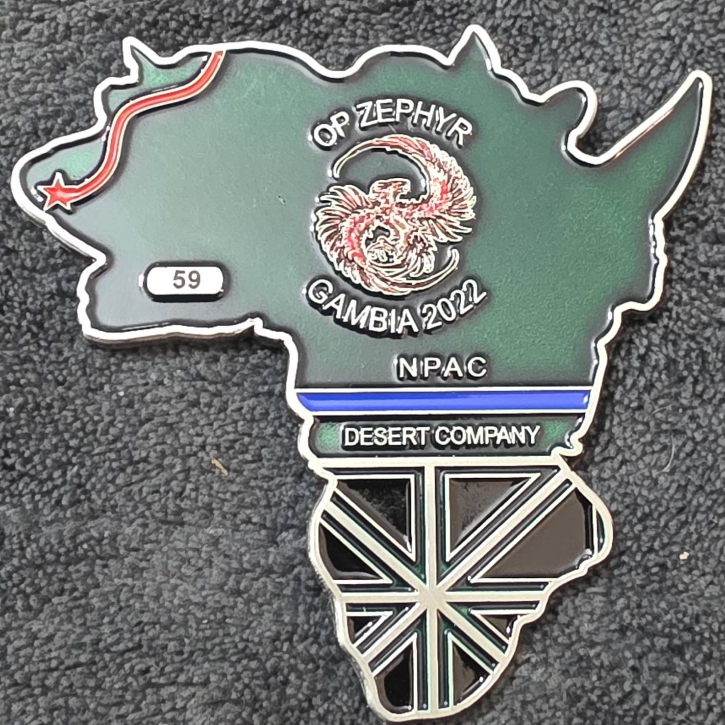 Op Zephyr, Gambia 2022 — back