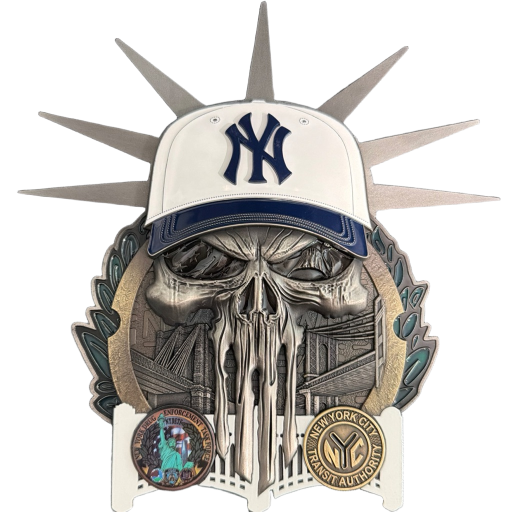 New York Drug Enforcement Task Force Challenge Coin — front