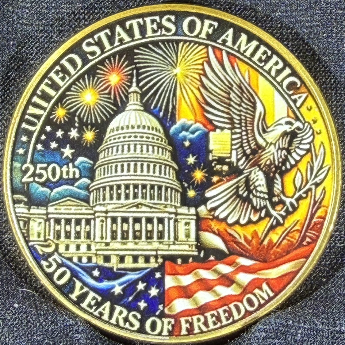 250th USA — back