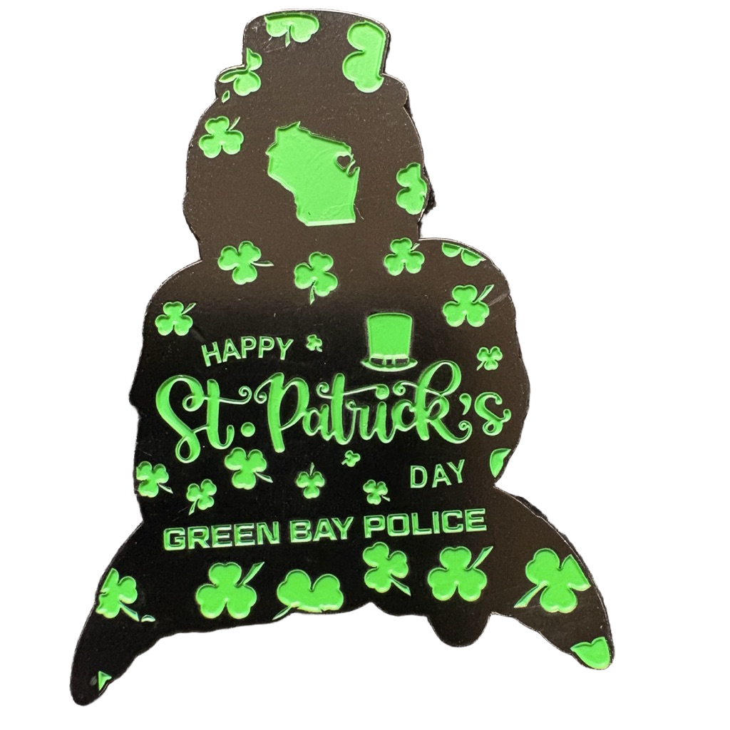 Green Bay Police St. Patrick’s Day — back