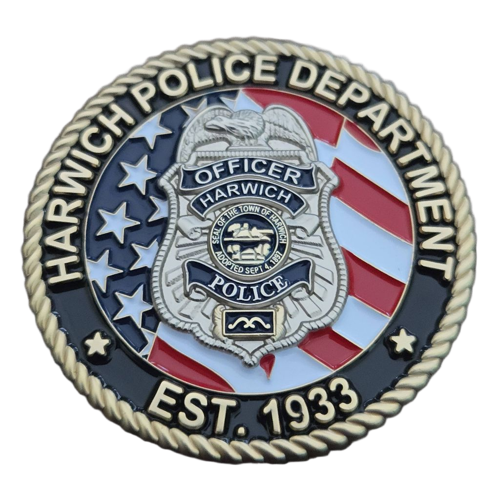 Harwich Police Department Coin — front