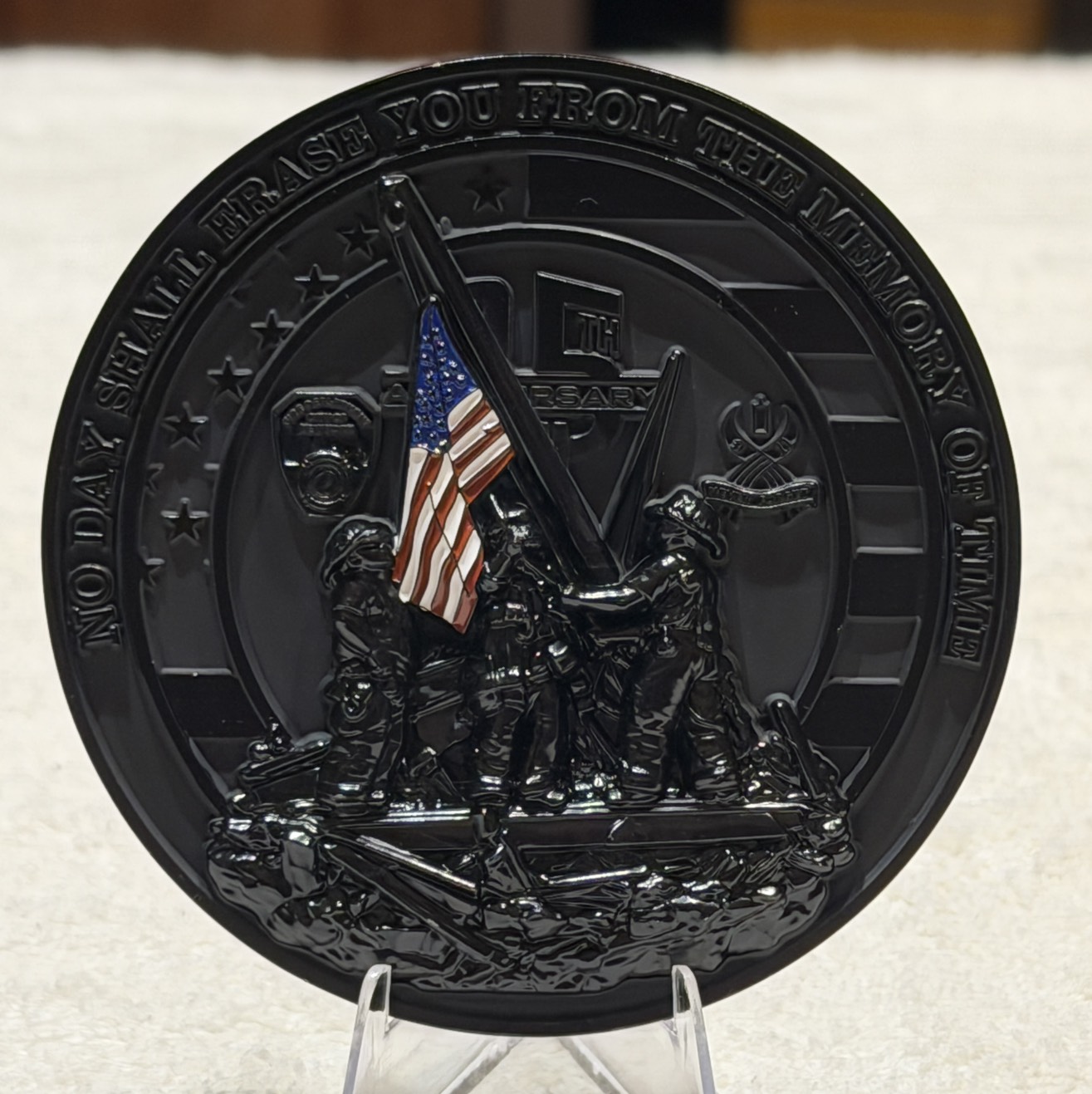 9/11 25th Anniversary Memorial Mack (black) — back