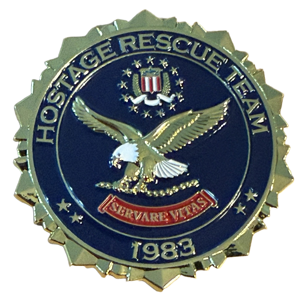 FBI Hostage Rescue Team Challenge Coin — back