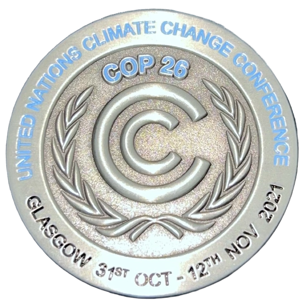 Metropolitan Police Royalty & Specialist Protection COP26 Challenge Coin — front