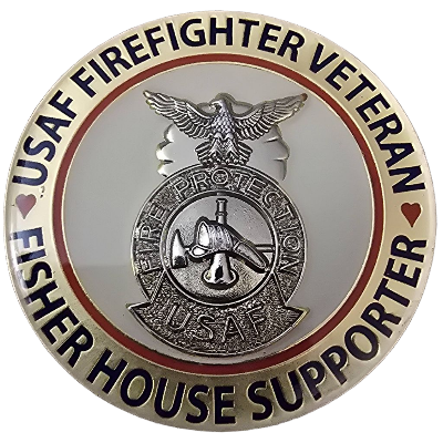 USAF Firefighter Veteran and Fisher House Supporter Challenge Coin