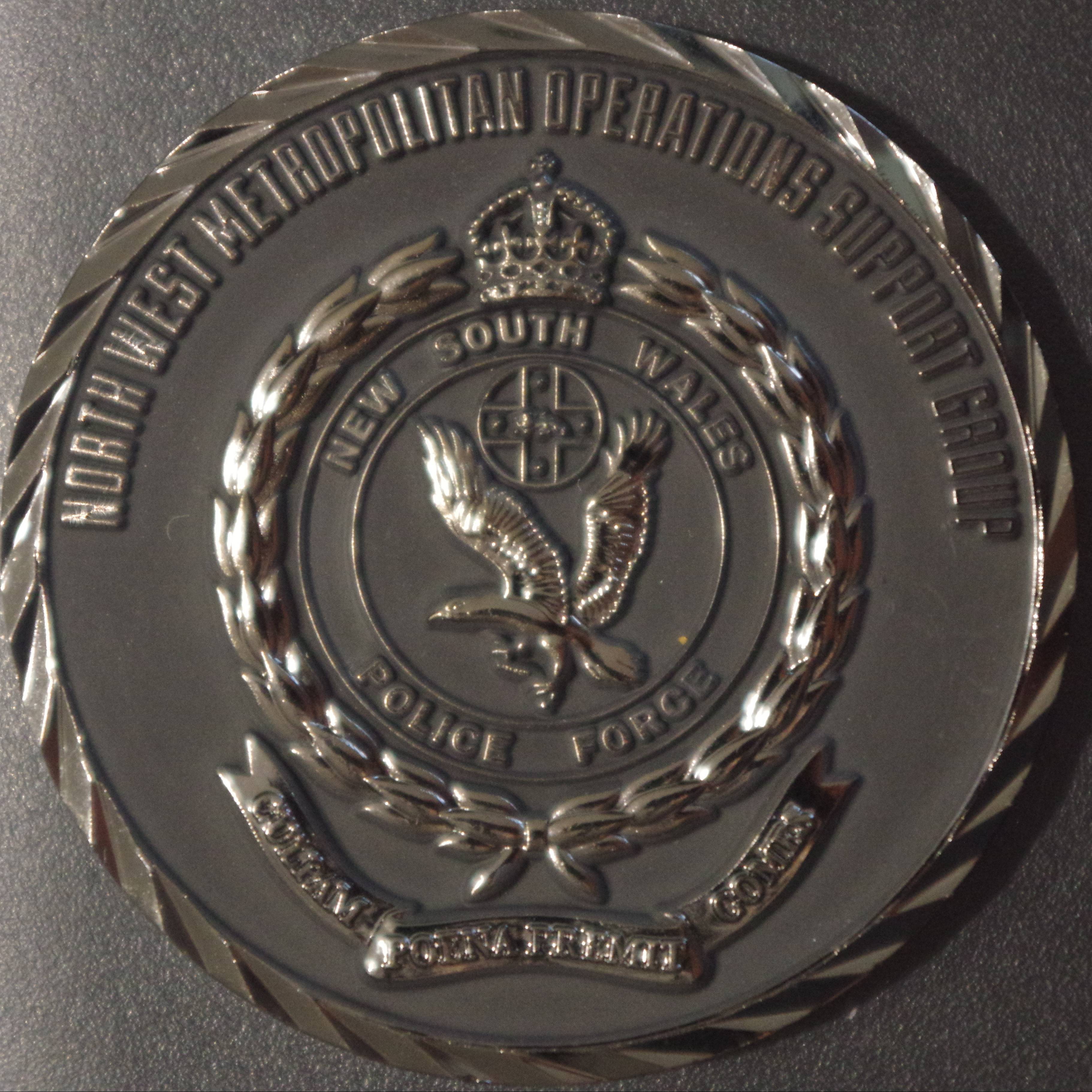 North West Metropolitan Operations Support Group Wildcats — back