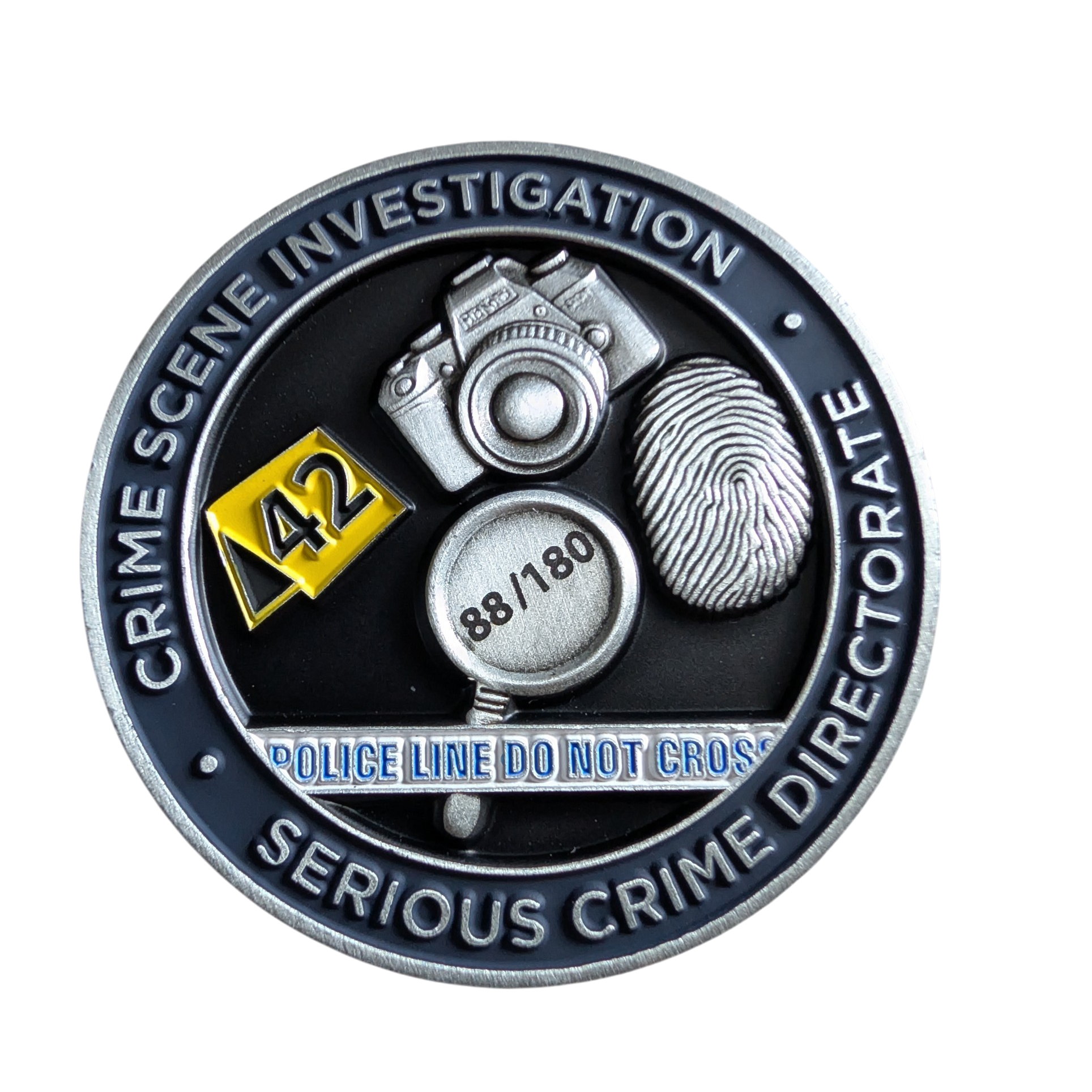 Crime scene investigation — back