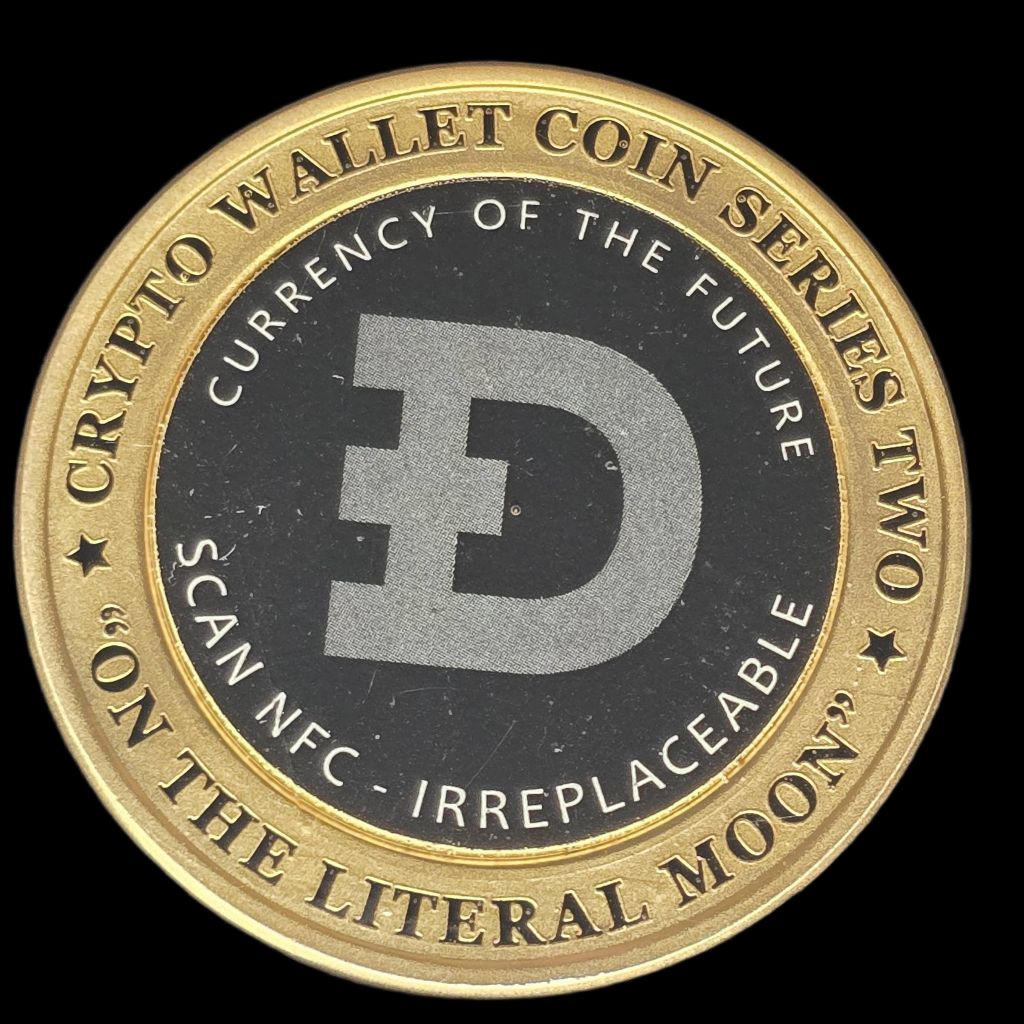 Doge Coin crypto currency wallet smart coin(R) — back