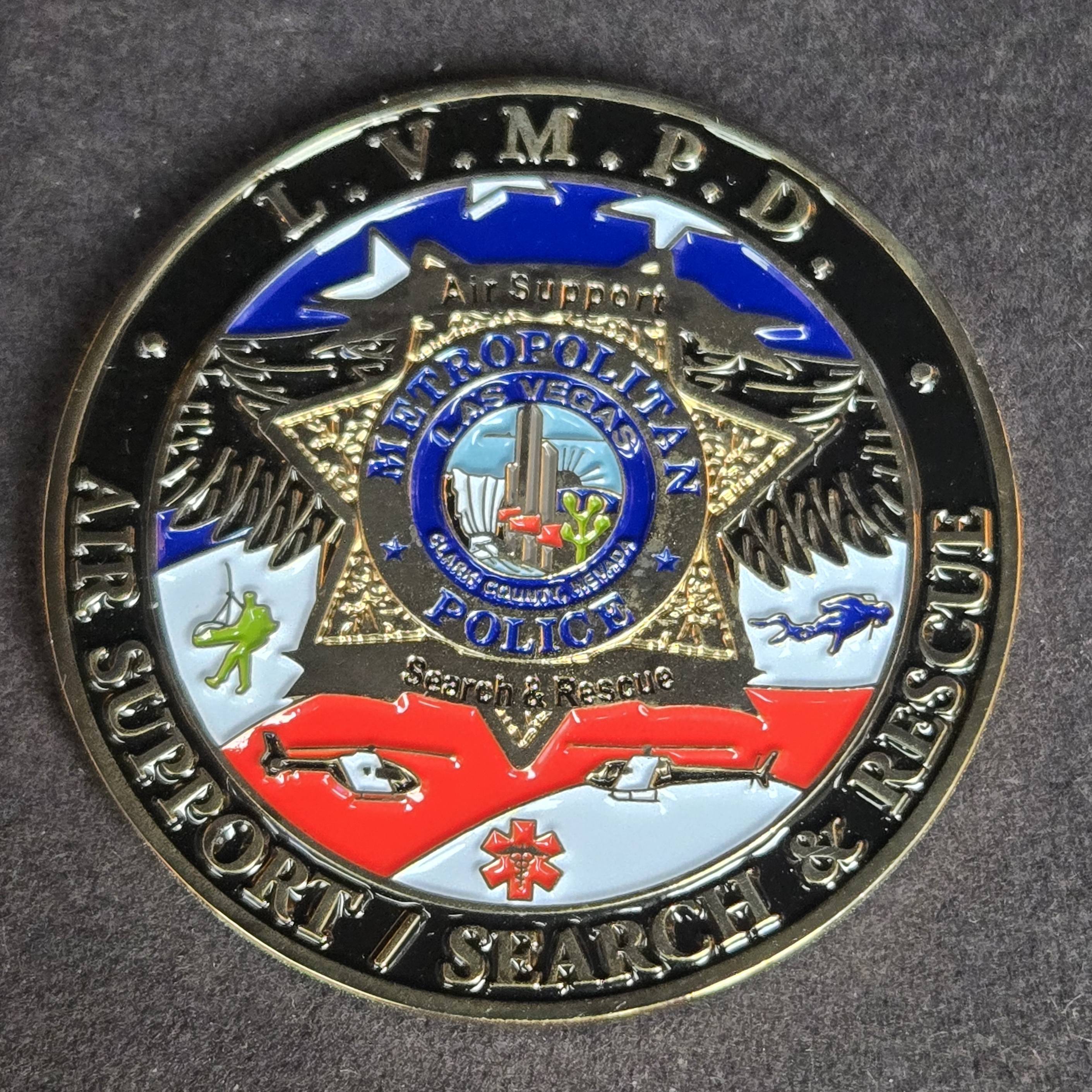 LVMPD Air Support Search and Rescue — back