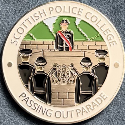 Scottish Police College Passing Out Parade Challenge Coin