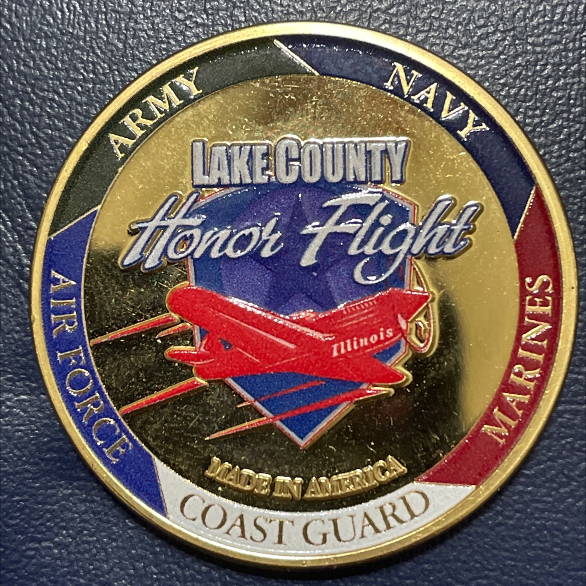 Lake County Honor Flight — front