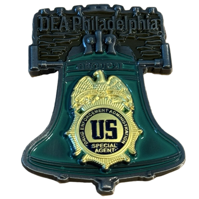 DEA Philadelphia Special Agent Challenge Coin