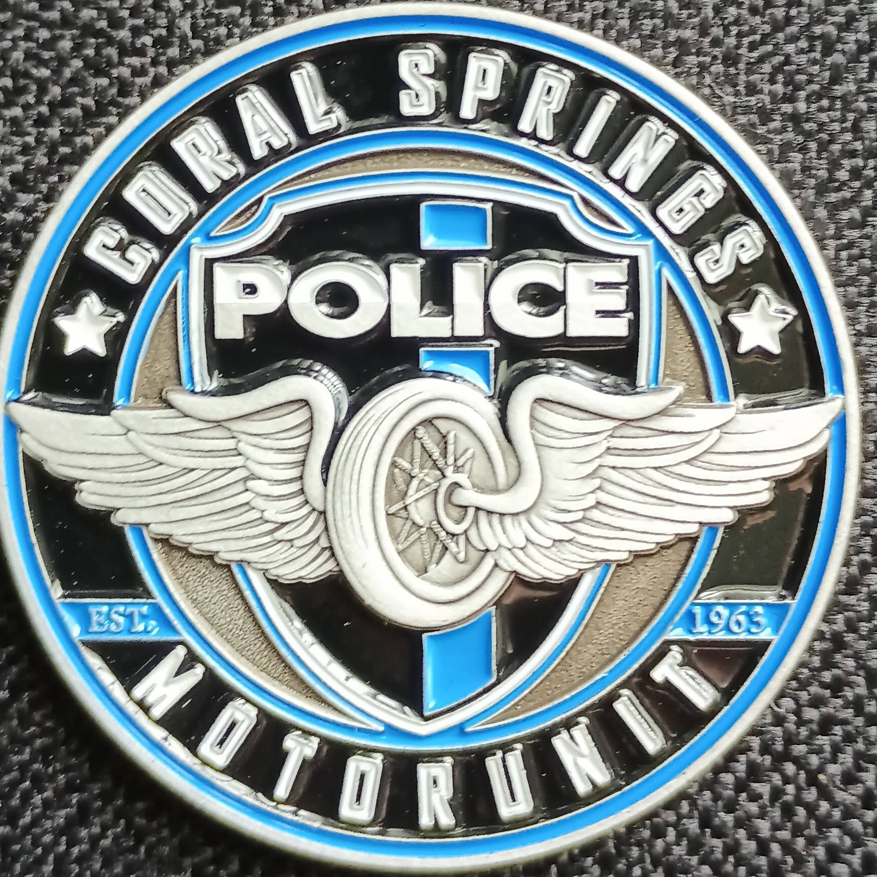 Coral Springs Police Department Motor Unit — back