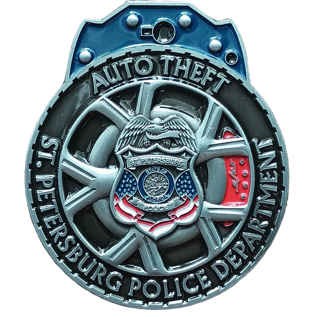 St. Petersburg Police Department Auto Theft — front