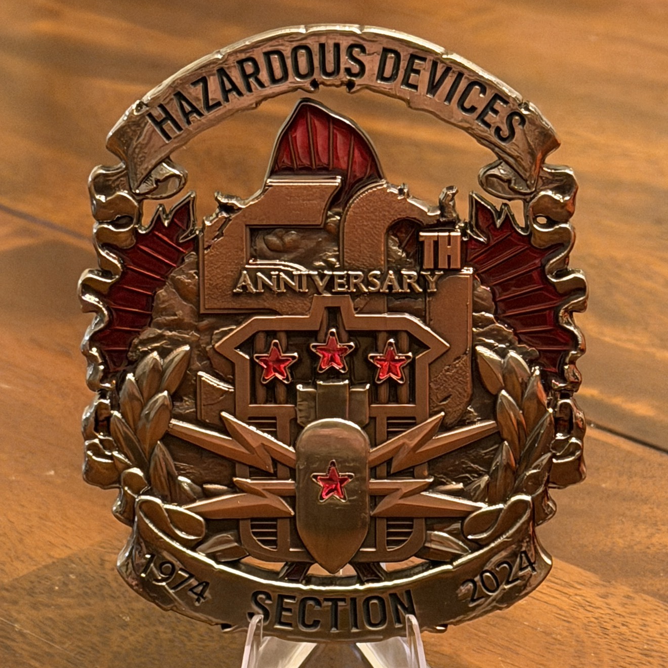 USCP Bomb Squad 50th Anniversary — back