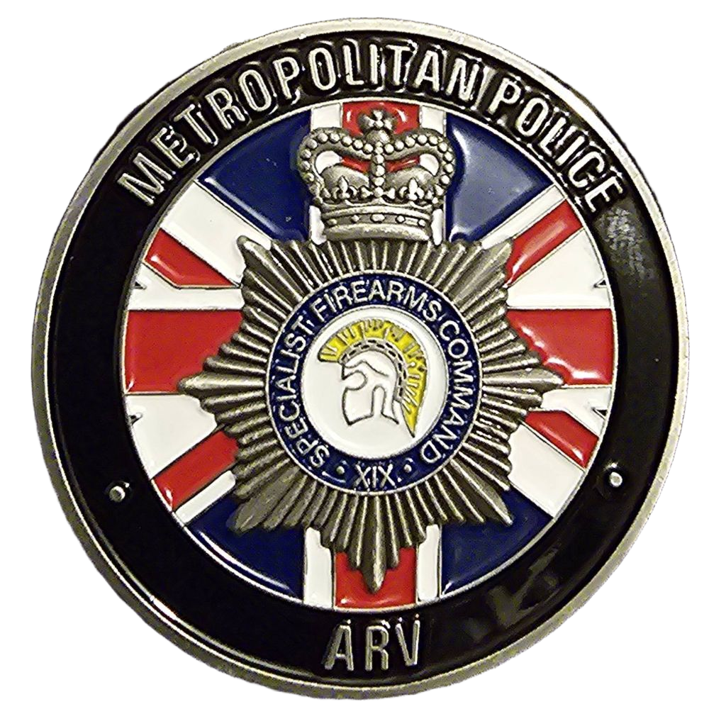Metropolitan Police Specialist Firearms Command Challenge Coin — front