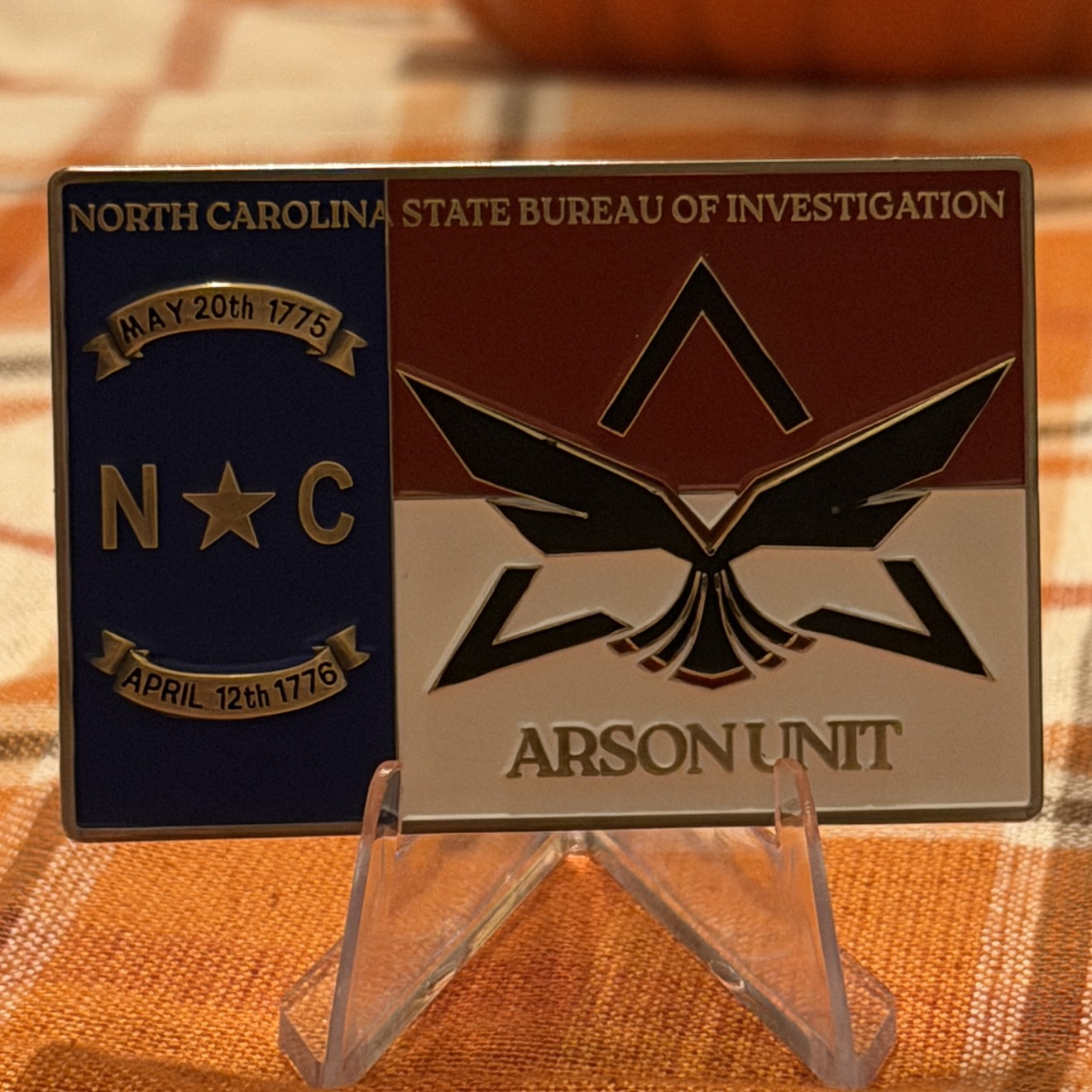 NCSBI Arson Unit — front