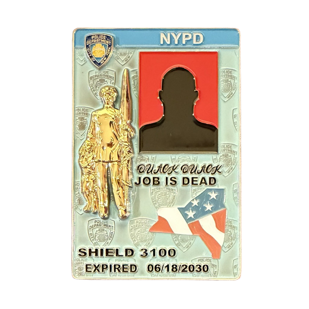 NYPD Active Uniformed Member ID Card — front