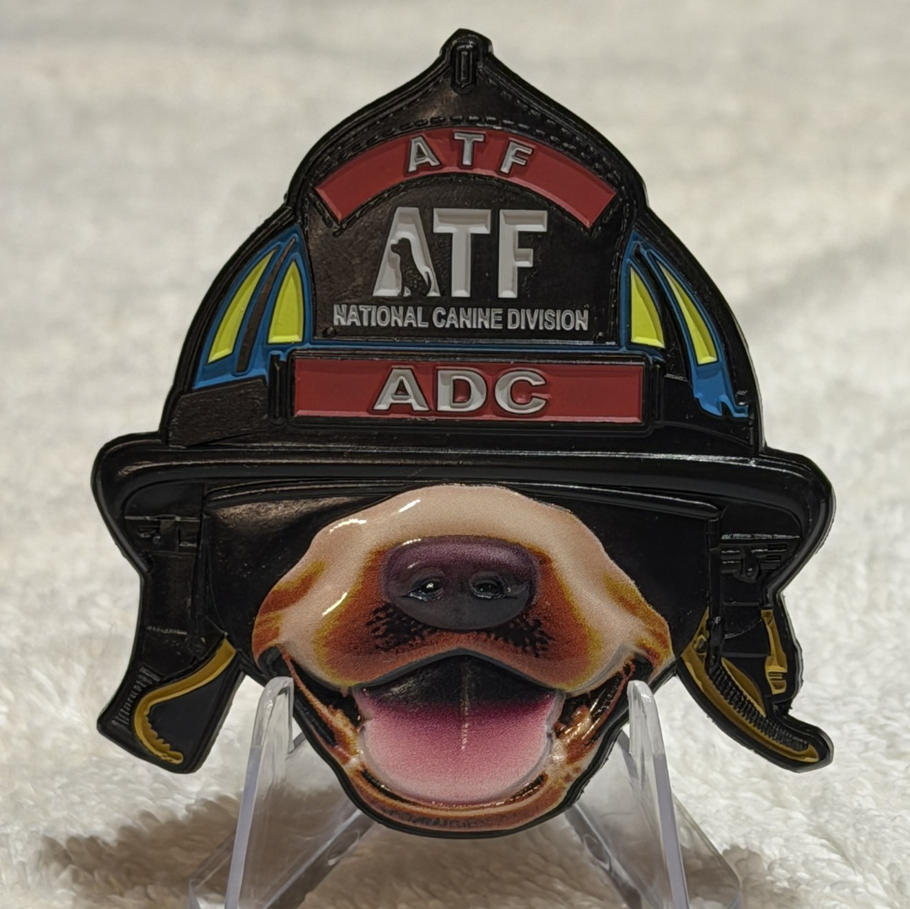 ATF ADC Yellow Lab Mack — front