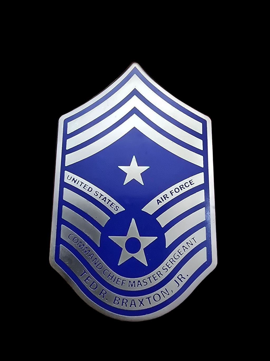 Command Chief Master Sergeant Ted Braxton Jr — front