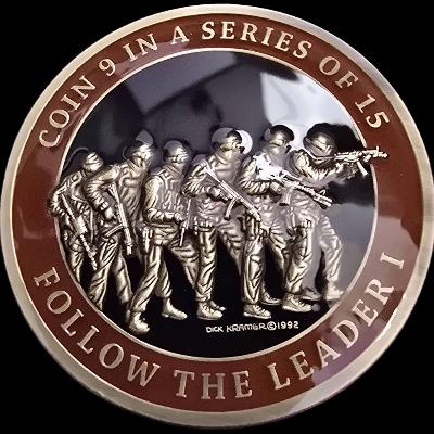 Dick Kramer coin 9 in a series of 15 Follow the leader I