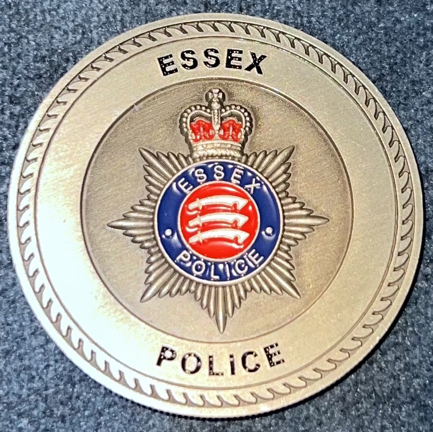 Essex Police Tactical Rifle Officer Challenge Coin — back