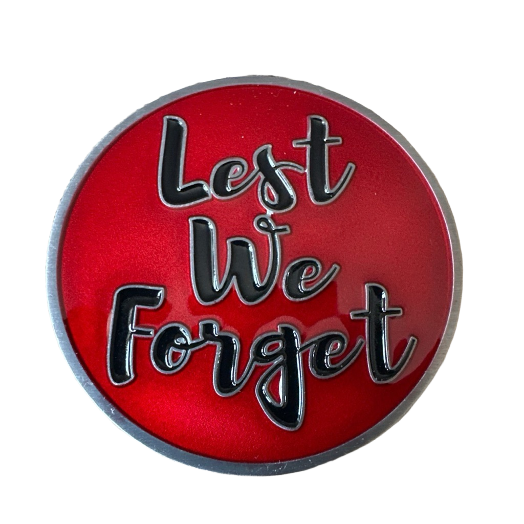 ‘Lest we forget’ — back