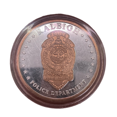 Raleigh Police Department Silver Coin