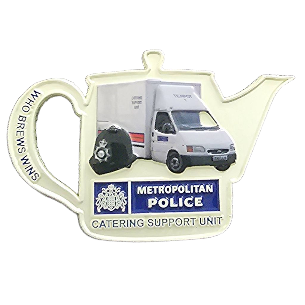 Metropolitan Police Catering Support Unit Challenge Coin — back