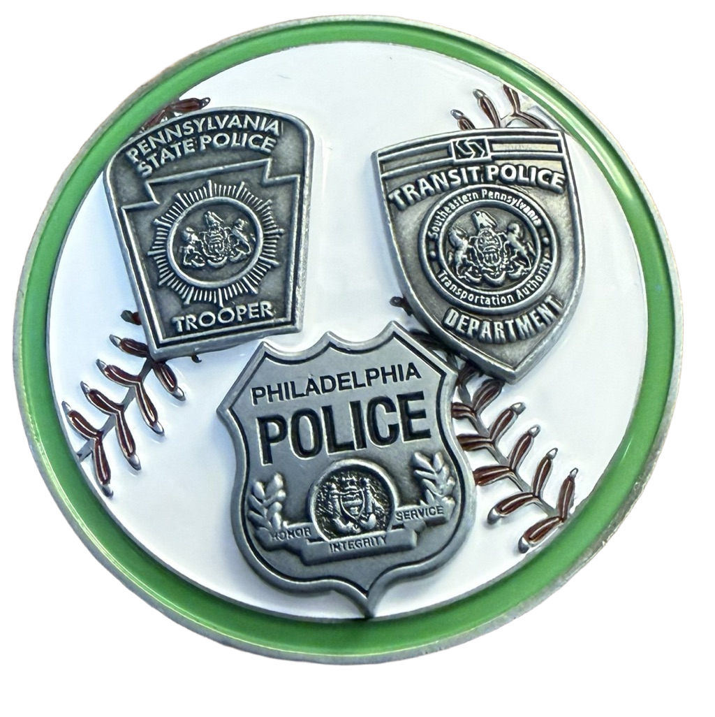 Philadelphia Police Department Phillies Red October — front