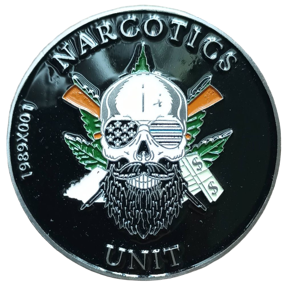 Lake County Sheriff's Office Narcotics Unit Challenge Coin — front