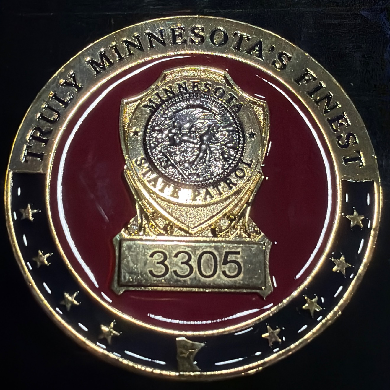 Minnesota State Patrol — back