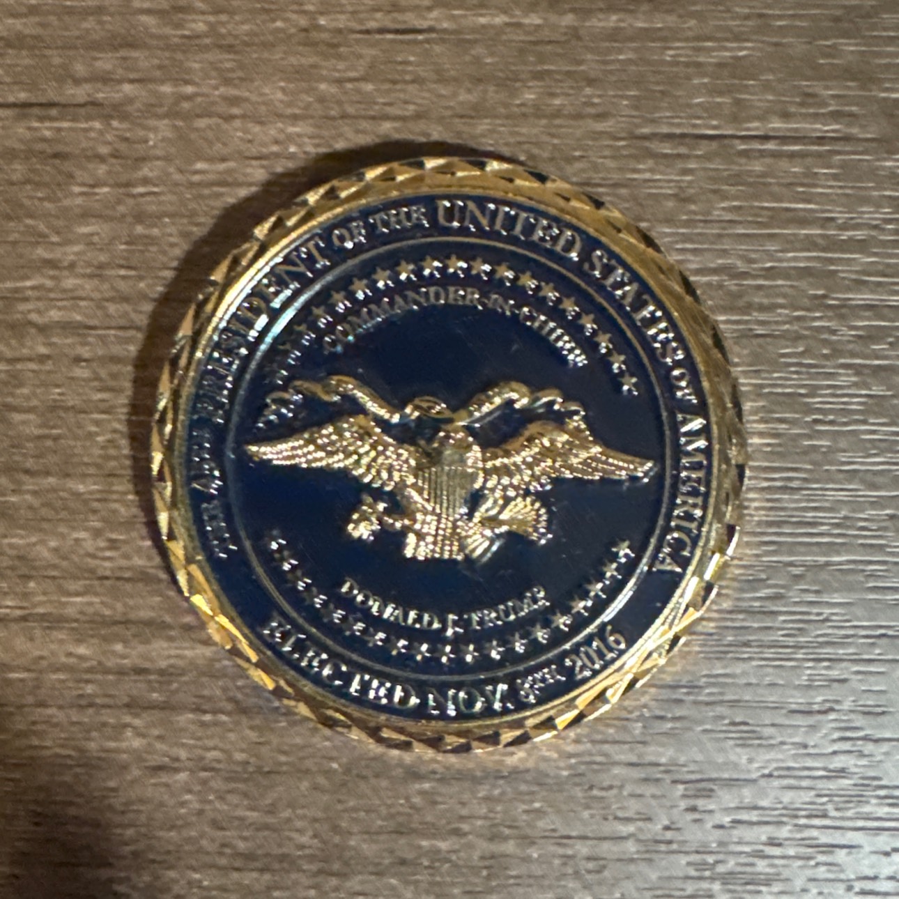 POTUS 45 Coin — back