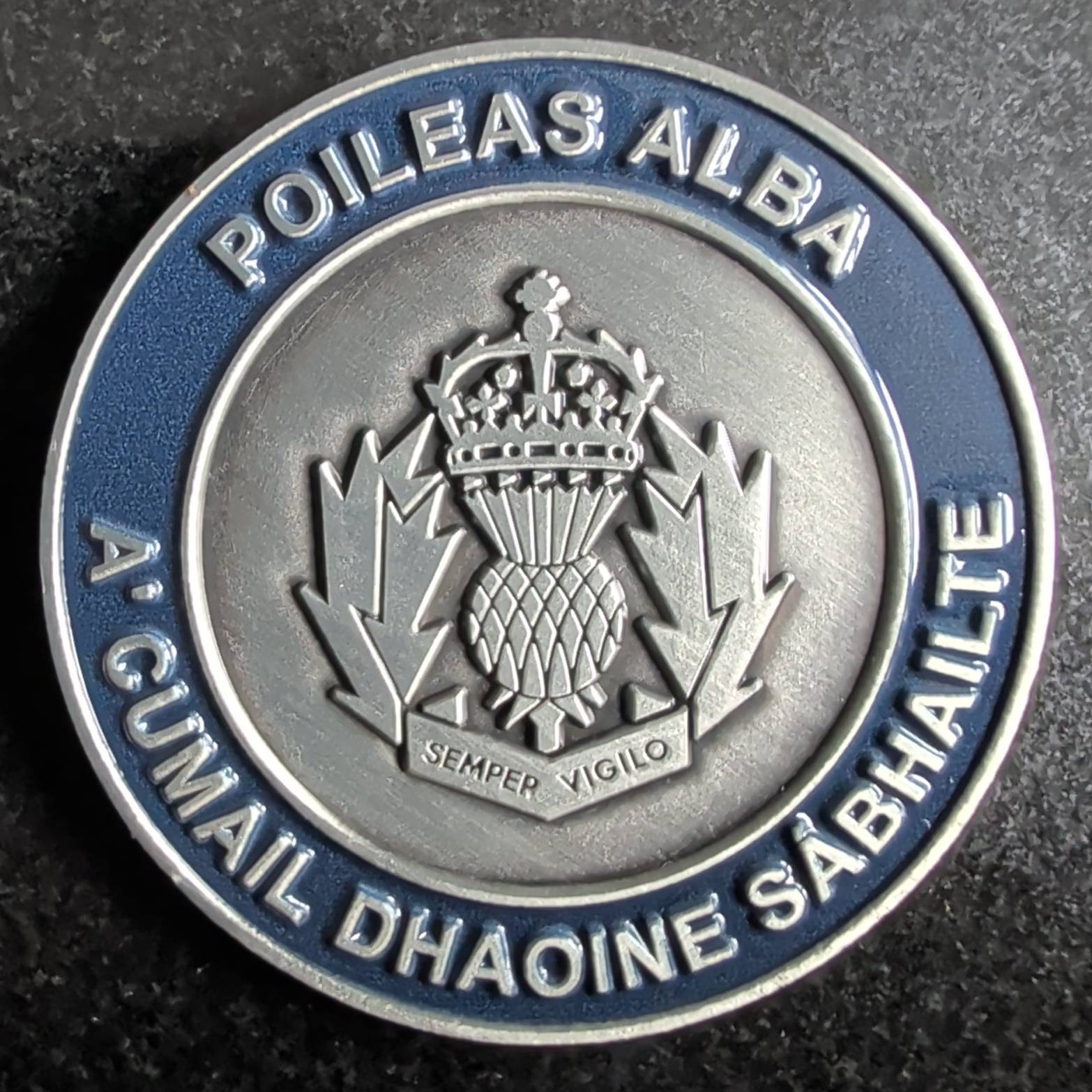 Tartan Army Coin — back