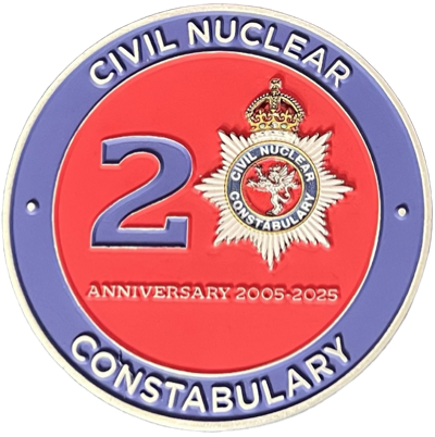 Civil Nuclear Constabulary 20th Anniversary Challenge Coin