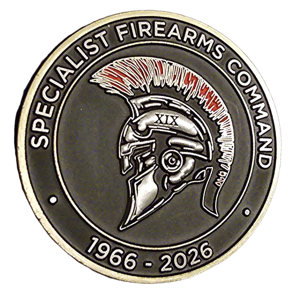 Specialist Firearms Command Challenge Coin — front