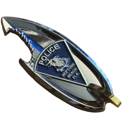 Neptune Beach Police - Surfboard - Anniversary (Florida)