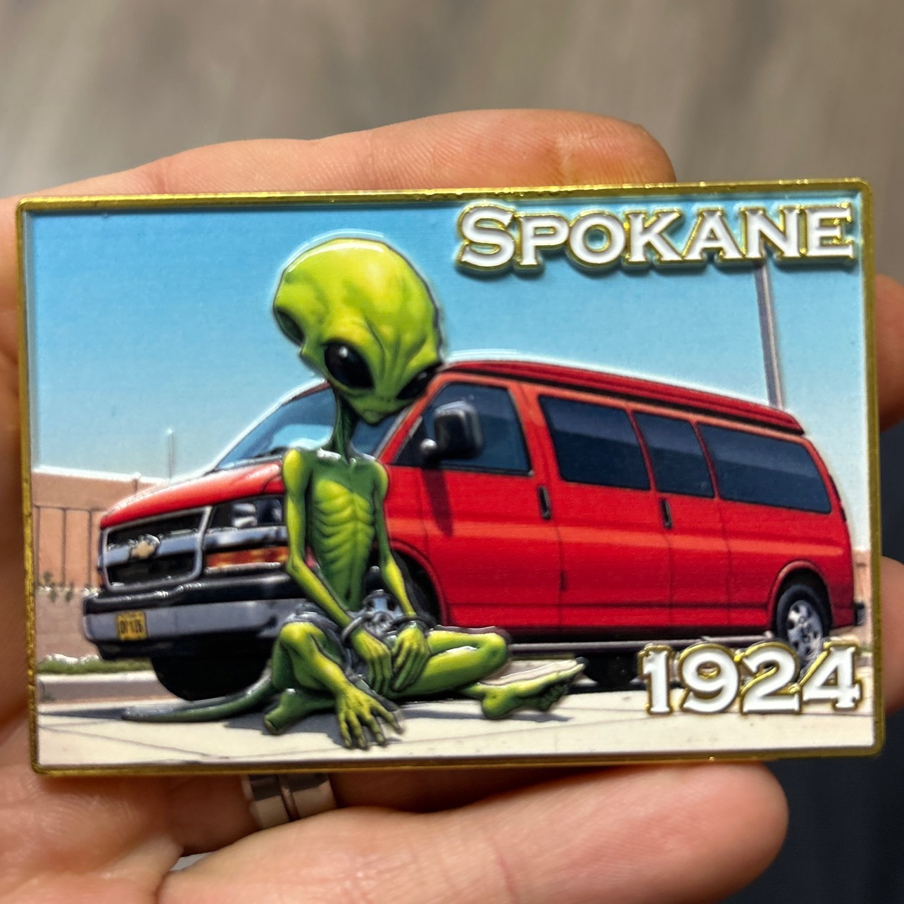 Spokane 1924 U.S. Border Patrol — front