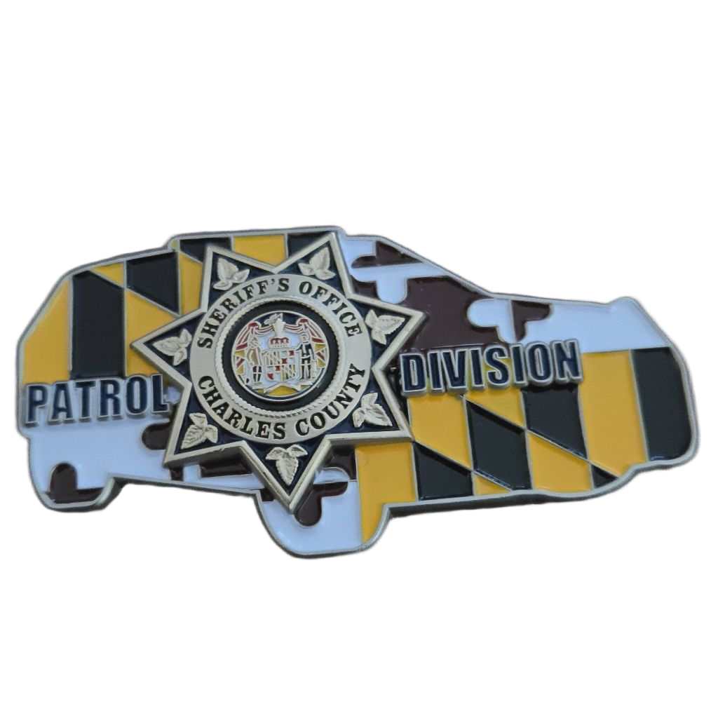 Charles County Sheriff's Office Patrol Division Coin — back