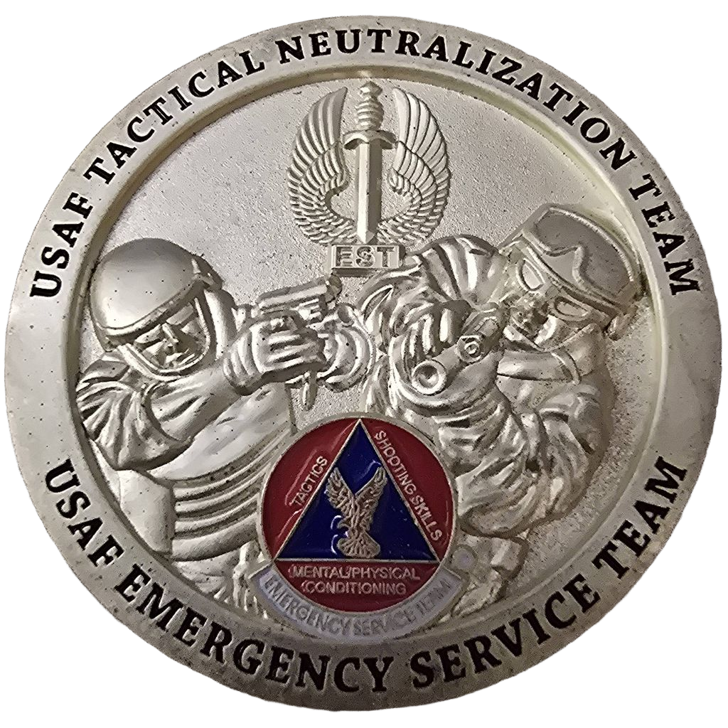 USAF Tactical Neutralization Team / Emergency Service Team Challenge Coin — front