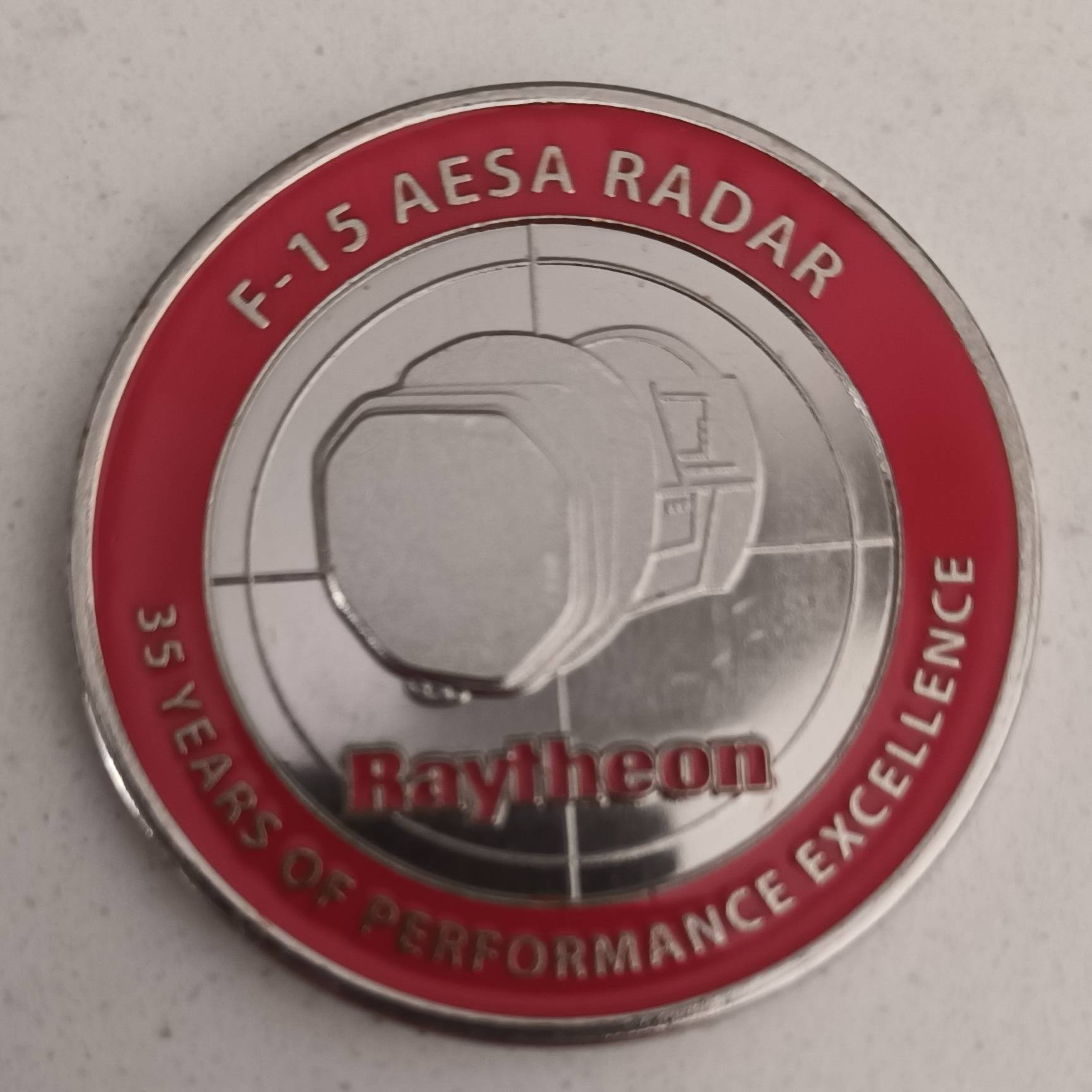 Raytgeon F-15 AESA Radar — front