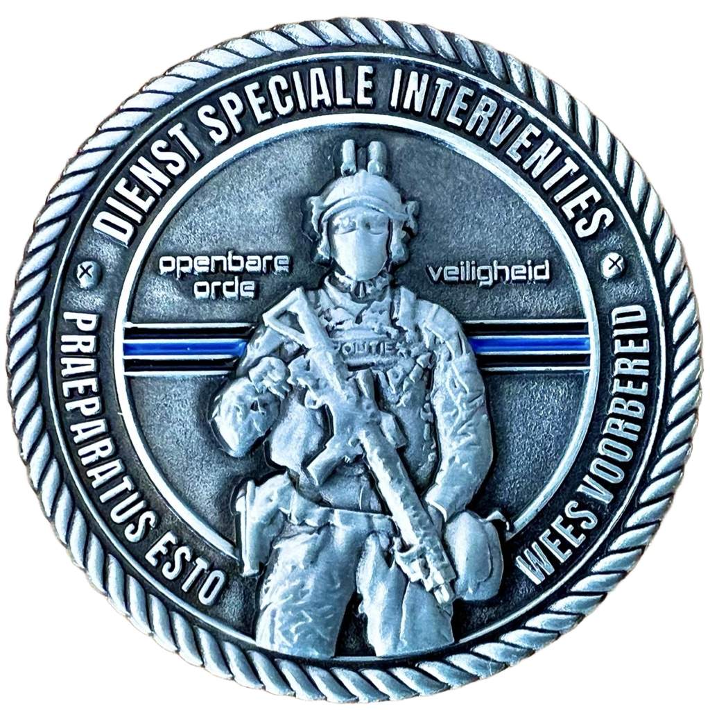 DSI Dutch Police Challenge Coin — back