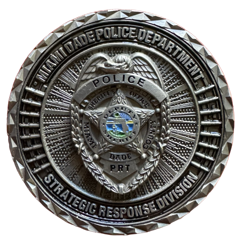 Miami-Dade Police Priority Response Team — back