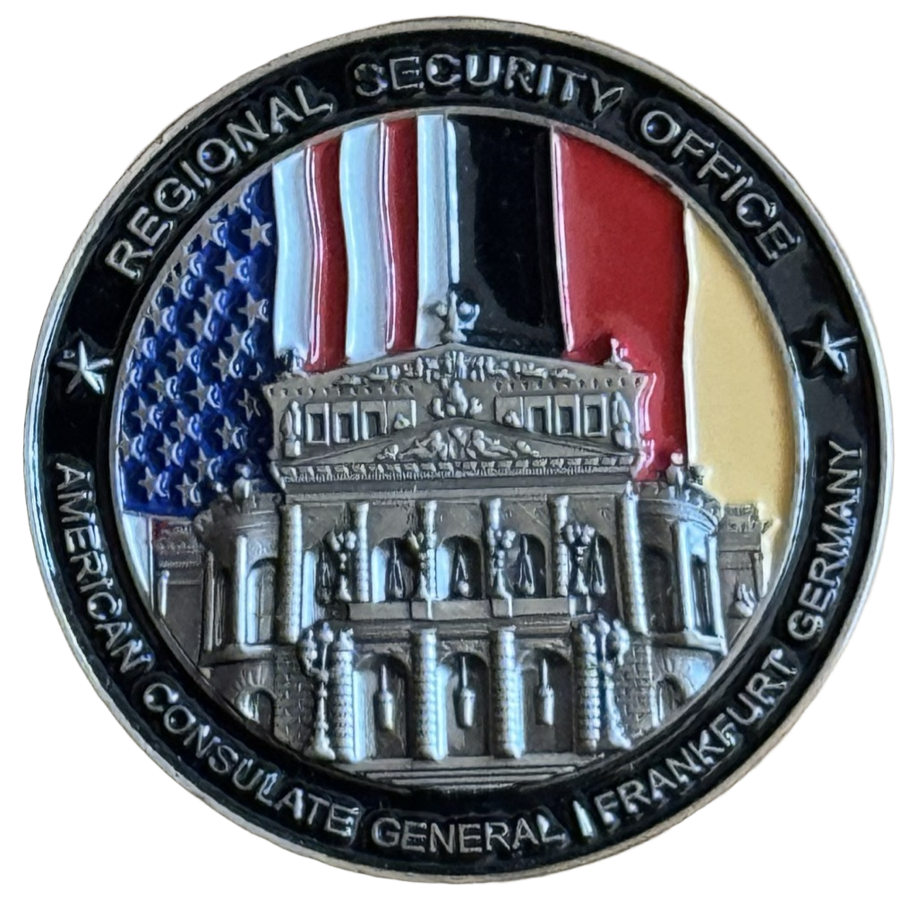 DSS - US Diplomatic Security Service - Regional Security Office - Frankfurt Germany — front