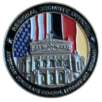 DSS - US Diplomatic Security Service - Regional Security Office - Frankfurt Germany